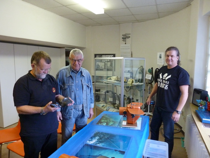 Lothar, Helmut und Micha beim DUC Berlin e.V.