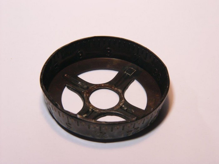 Kompassrose von unten