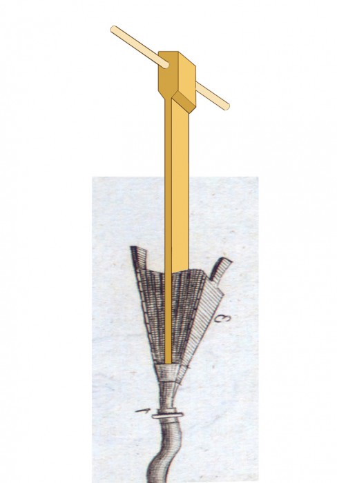 Po 8-169 Ss.9 xa#.jpg (281.57 KiB) 66259 mal betrachtet Das ist im Prinzip nichts anderes als der kleine Balg von Tab 2, <br />senkrecht gestellt und den Hebel verlängert.
