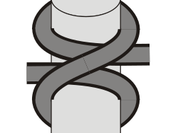 Webeleinensteck oder Mastwurf