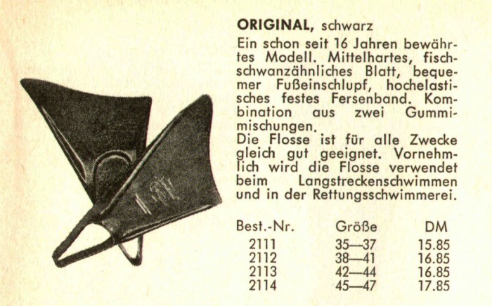 Zum letzten Mal findet man sie im Katalog von 1967. &quot;Seit 16 Jahren&quot;, d.h. sie wurde ab 1951 verkauft.