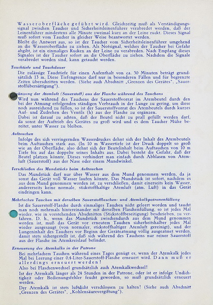 Anweisungen zum Gebrauch (2.)