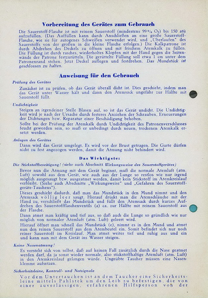 Vorbereitungen zum Gebrauch
